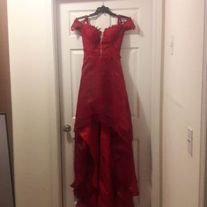 A-Line/Princess Sleeveless Off-the-Shoulder Dress